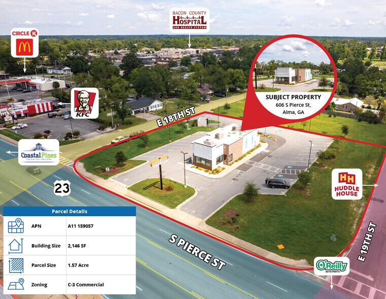 More Photos Of 606 S Pierce St, Alma Fast Food For Sale