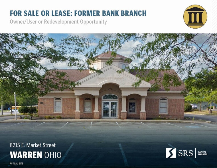 Primary Photo Of 8215 E Market St, Warren Bank For Lease