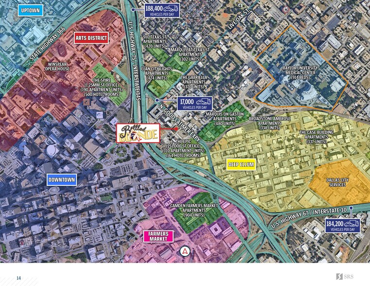 More Photos Of 505 N Good Latimer Expy, Dallas Freestanding For Sale