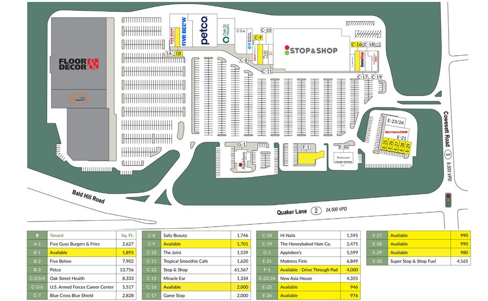 More Photos Of 300 Quaker Ln, Warwick Unknown For Lease