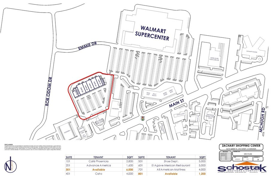 More Photos Of 5647 Main St, Zachary Unknown For Lease