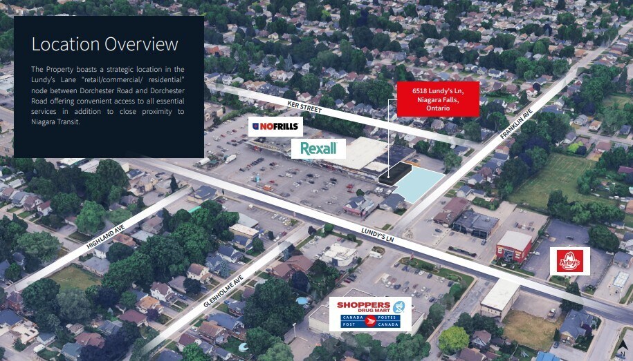 More Photos Of 6518 Lundy's Ln, Niagara Falls Storefront For Lease