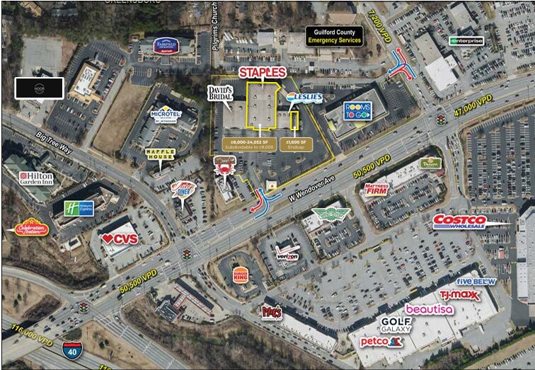 More Photos Of 4216-4216 W Wendover Ave, Greensboro Freestanding For Lease