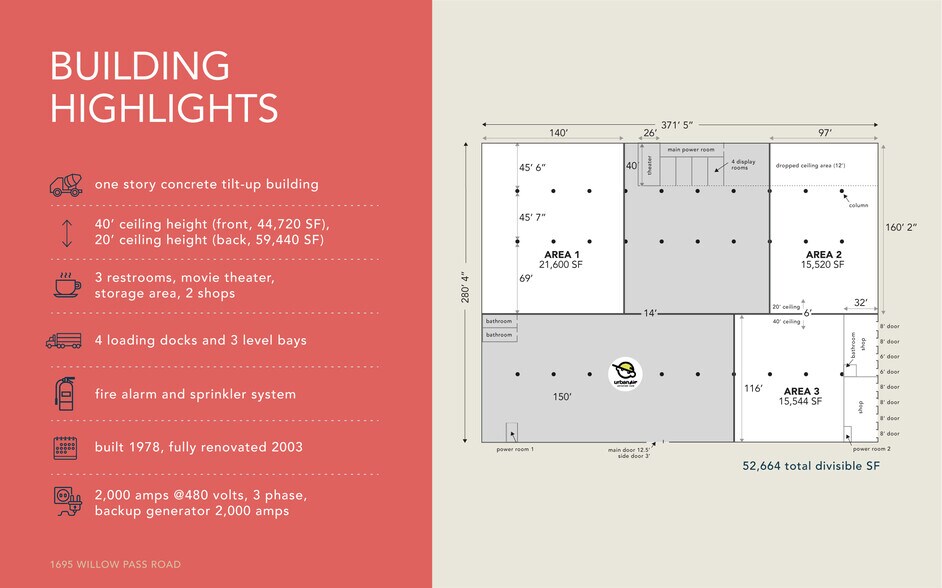 More Photos Of 1695 Willow Pass Rd, Concord Freestanding For Lease