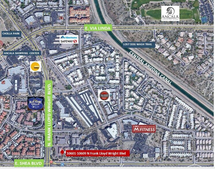 More Photos Of 10601-10609 N Frank Lloyd Wright Blvd, Scottsdale Office For Lease