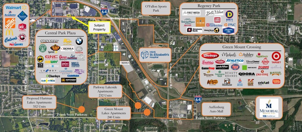 More Photos Of 1600 W Hwy 50, O'Fallon Freestanding For Lease