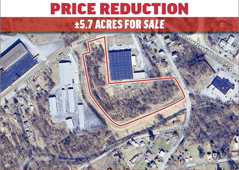Primary Photo Of Fairgrounds Rd, Huntingdon Land For Sale