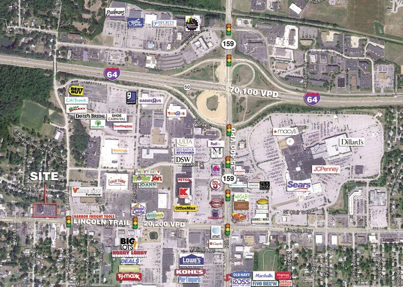 More Photos Of 10603-10607 Lincoln Trl, Fairview Heights Freestanding For Sale