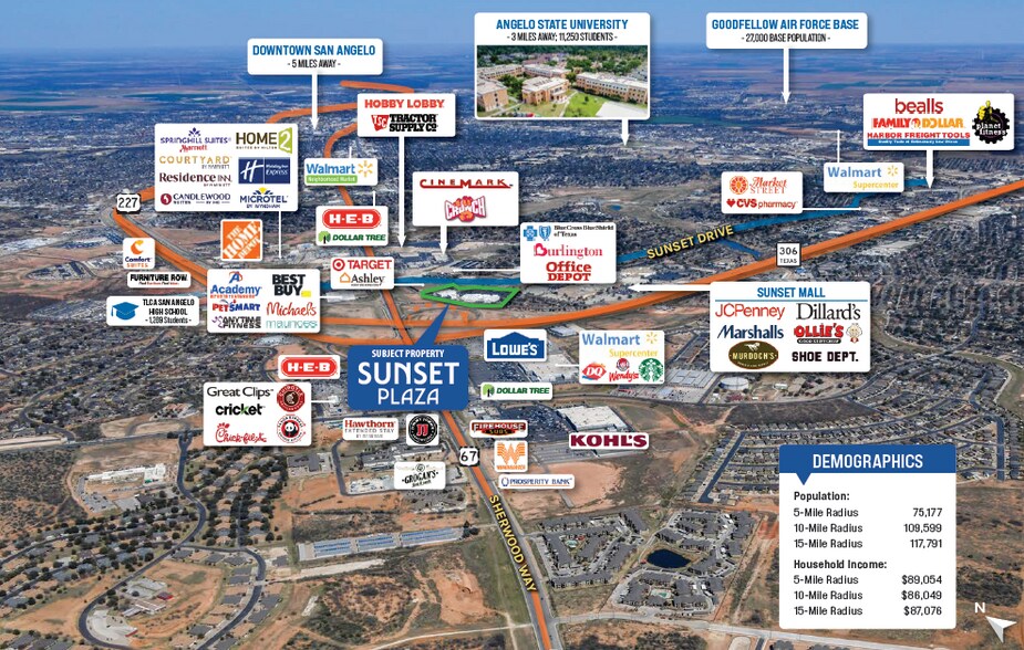 More Photos Of 4175 Sunset Dr, San Angelo Storefront For Sale