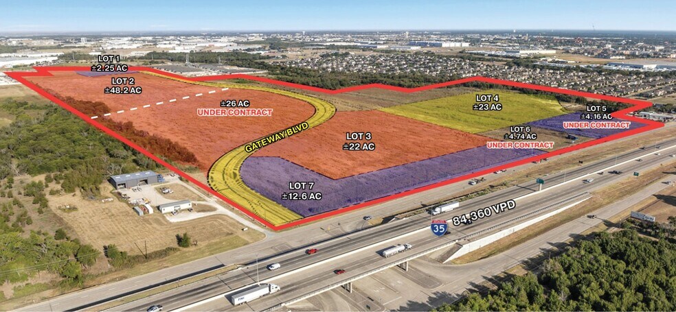 Primary Photo Of I-35 & Bagby Ave, Waco Land For Sale