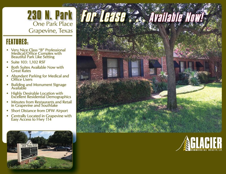 More Photos Of 230 N Park Blvd, Grapevine Medical For Lease