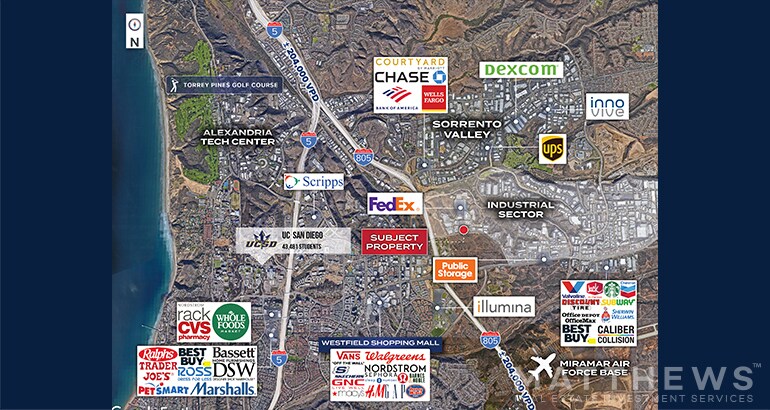 More Photos Of 5266 Eastgate Mall, San Diego Showroom For Lease