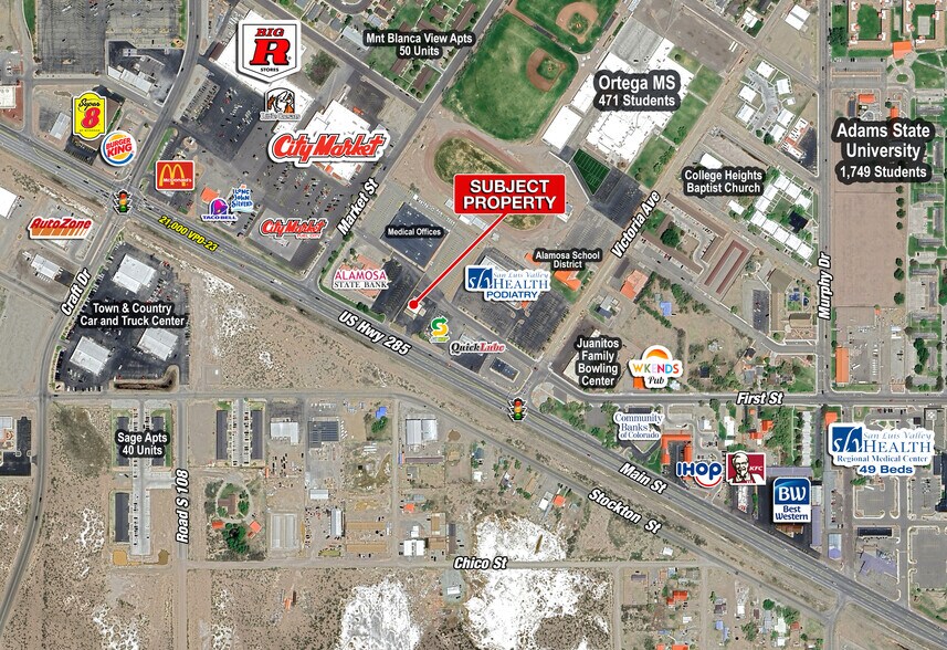 More Photos Of 2209 Main St, Alamosa Freestanding For Sale