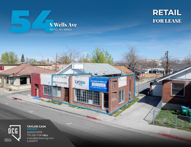 Primary Photo Of 54 S Wells Ave, Reno Storefront Retail Residential For Lease