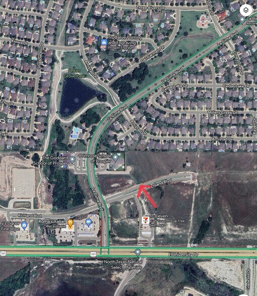 More Photos Of NEC Richland/La Cima blvd, Prosper Land For Sale