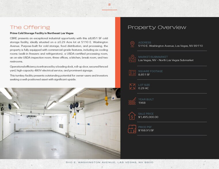 More Photos Of 5110 E Washington Ave, Las Vegas Refrigeration Cold Storage For Sale