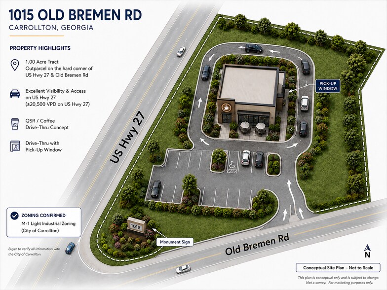 More Photos Of 1015 Old Bremen Rd, Carrollton Land For Sale