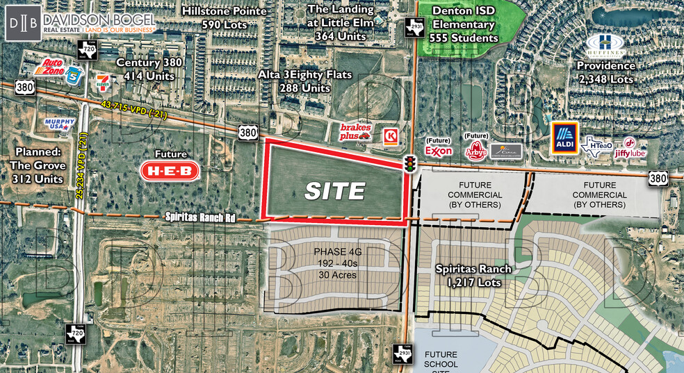 Primary Photo Of SWC - US 380 & Ryan Spiritas Pkwy, Little Elm Land For Sale