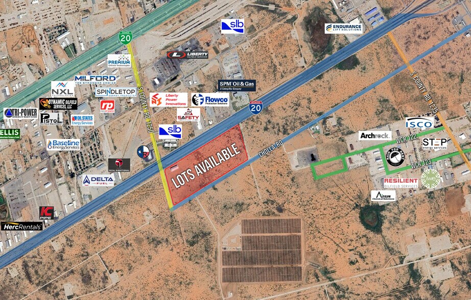 More Photos Of TBD Interstate 20, Midland Warehouse For Lease