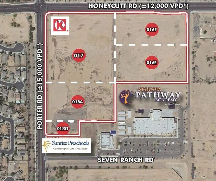 More Photos Of SEC Honeycutt Rd & Porter Rd, Maricopa Land For Sale
