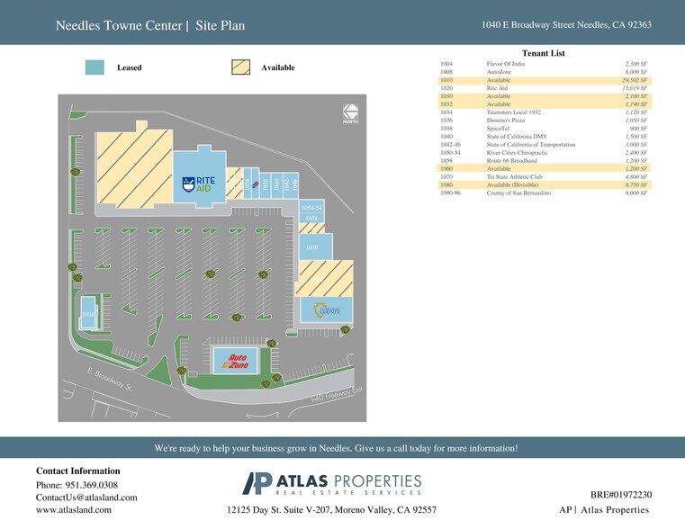 More Photos Of 1004-1096 E Broadway St, Needles Unknown For Lease