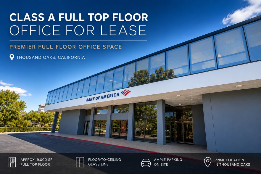 More Photos Of 50 W Hillcrest Dr, Thousand Oaks Bank For Lease