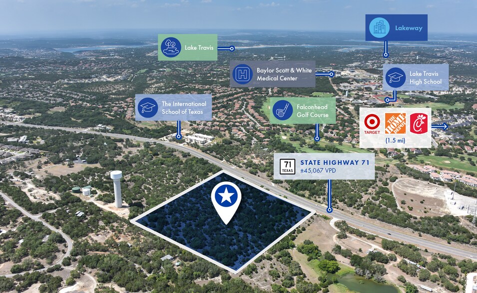 More Photos Of W State Highway 71, Bee Cave Land For Sale