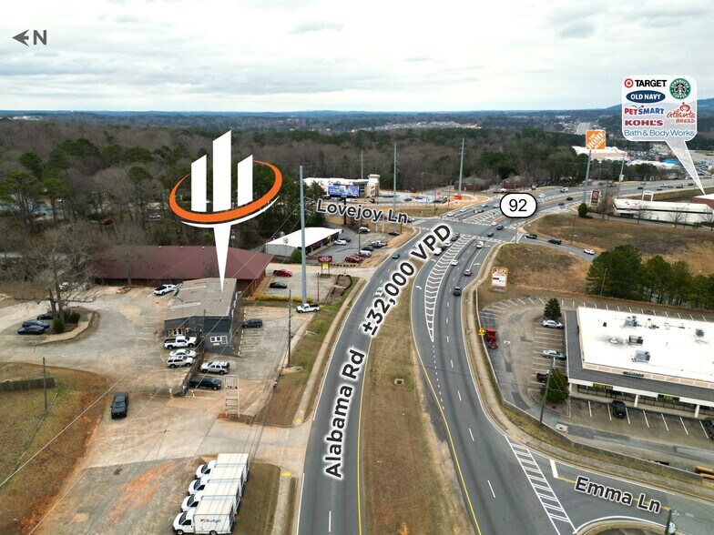 More Photos Of 8477 Hwy 92, Woodstock General Retail For Lease