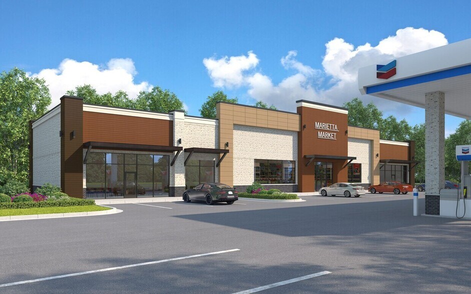 Primary Photo Of 811 S Marietta Pky SE, Marietta Service Station For Lease