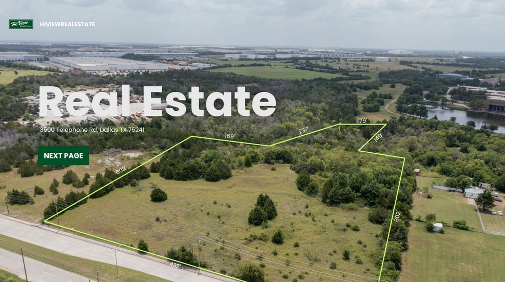 Primary Photo Of 3500 Telephone Road, Dallas Land For Sale