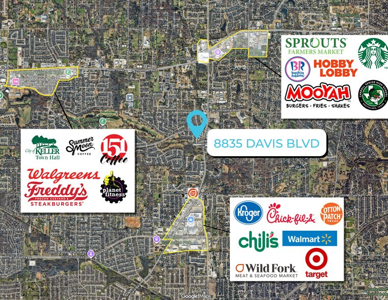 More Photos Of 8835 Davis Blvd, Keller Land For Sale