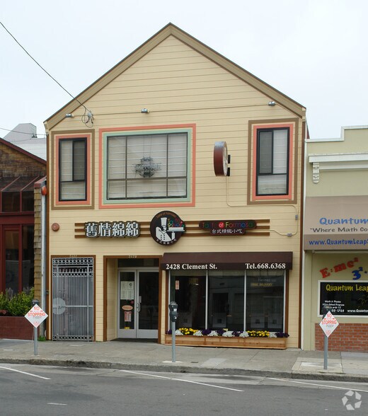More Photos Of 2428 Clement St, San Francisco Storefront Retail Residential For Lease