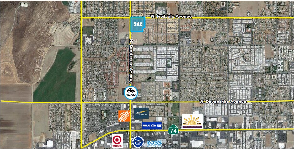Primary Photo Of 3206 W Fruitvale Ave, Hemet Land For Sale