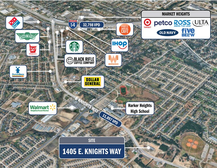 More Photos Of 1405 E Knights Way, Harker Heights General Retail For Sale