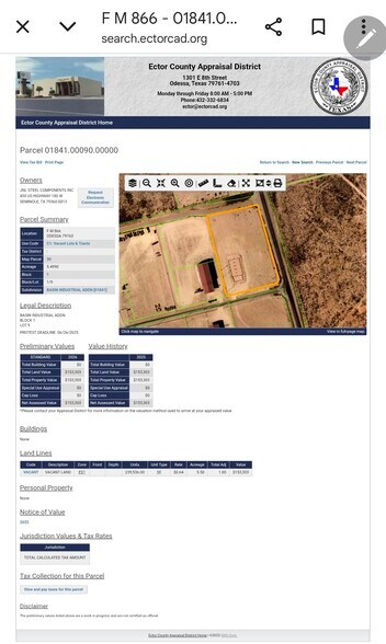 More Photos Of 16510 W Basin St, Odessa Warehouse For Lease