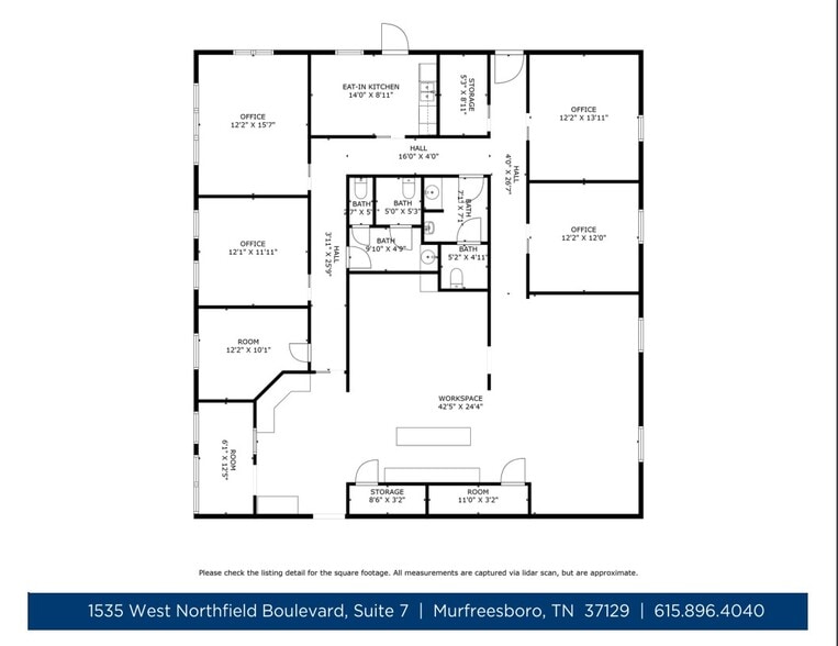 More Photos Of 522 Brandies Cir, Murfreesboro Office For Lease