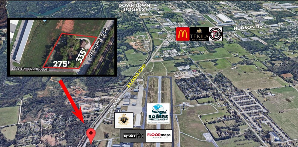 More Photos Of 2.18 Acres NE Hudson Rd, Rogers Land For Sale