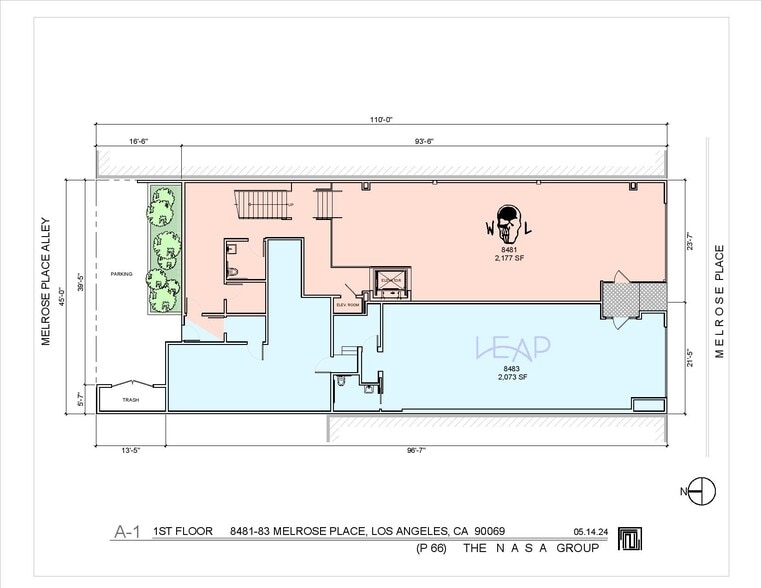 More Photos Of 8481-8483 Melrose Pl, Los Angeles Storefront For Lease