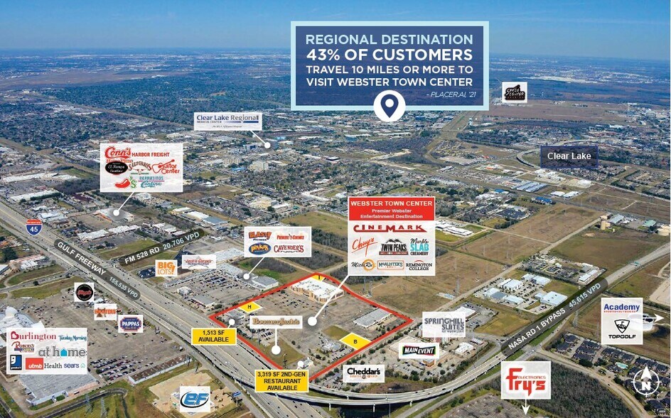 More Photos Of 20909-20915 Gulf Fwy, Webster Unknown For Lease