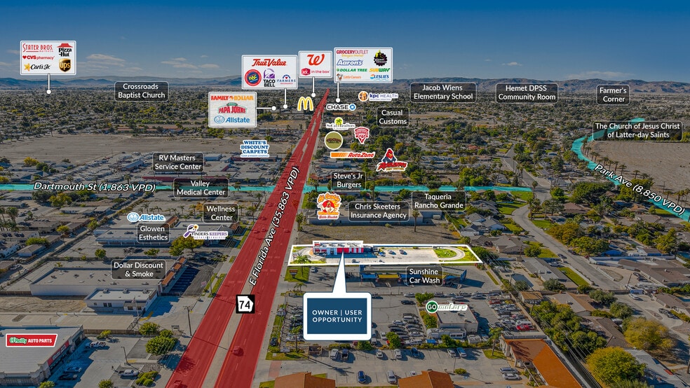 More Photos Of 3440 E Florida Ave, Hemet Fast Food For Sale