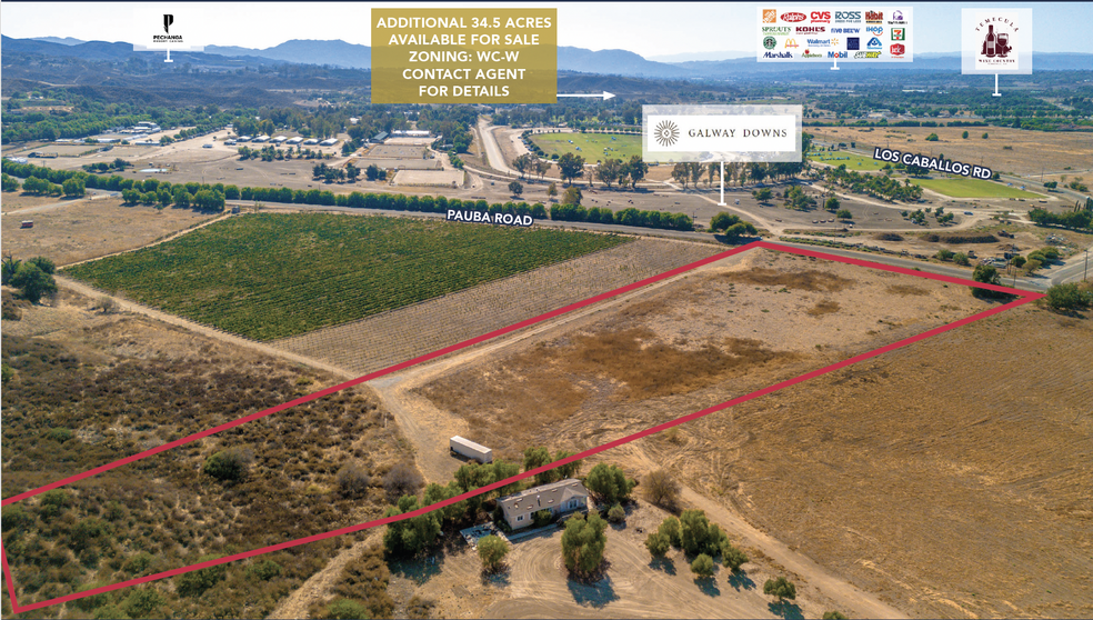 Primary Photo Of 38100 Pauba rd, Temecula Land For Sale