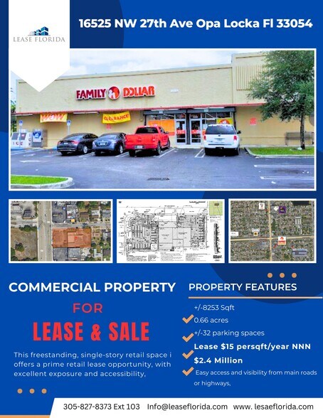 More Photos Of 16525 NW 27th Ave, Miami Gardens Freestanding For Lease