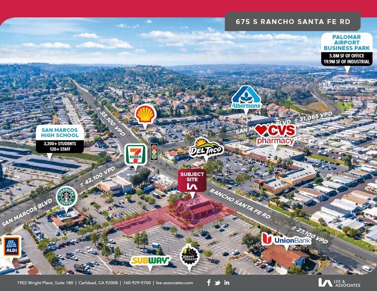 More Photos Of 675 S Rancho Santa Fe Rd, San Marcos Freestanding For Lease