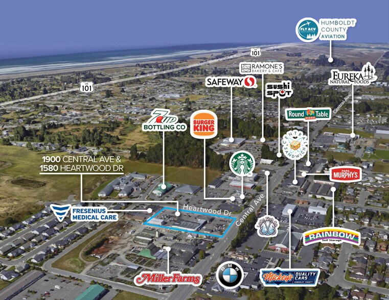 More Photos Of 1900 Central Ave, Mckinleyville Auto Dealership For Sale