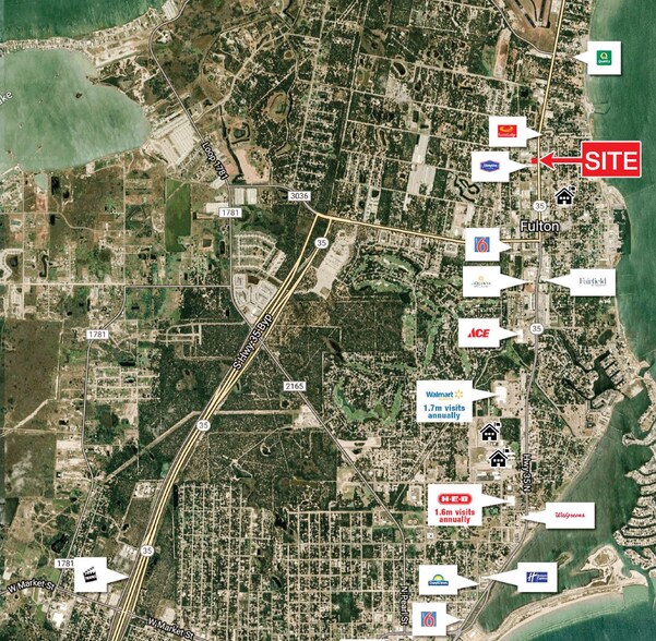 Primary Photo Of 3725 Texas 35, Fulton Land For Sale