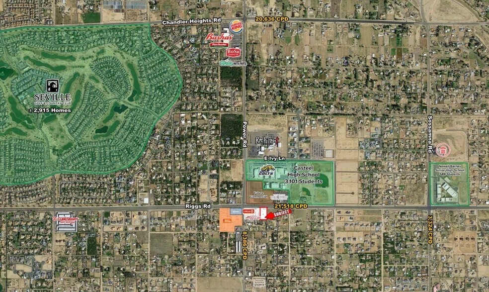 More Photos Of SEC Riggs Rd & Power Rd, Queen Creek Land For Lease