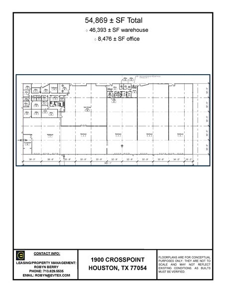 More Photos Of 1900 Crosspoint Ave, Houston Warehouse For Lease
