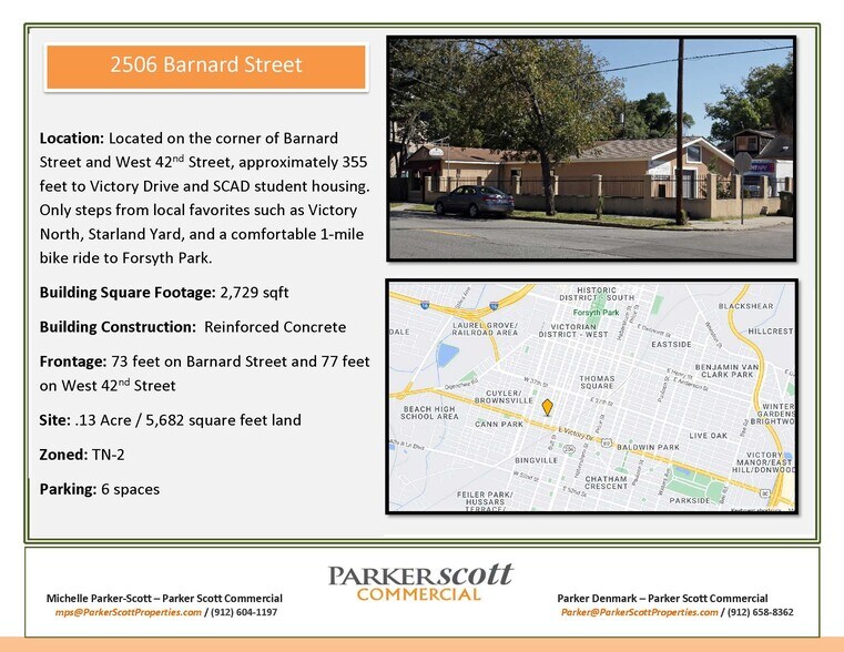 More Photos Of 2506 Barnard St, Savannah Freestanding For Lease