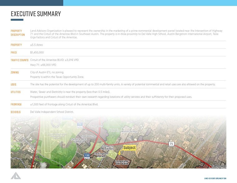 More Photos Of Kellam Road, Del Valle Land For Sale