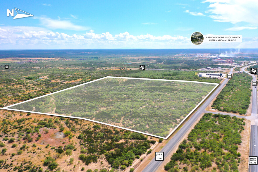 Primary Photo Of SEQ of Mines Rd & Hwy 255 (Camino Columbia Rd), Laredo Land For Sale